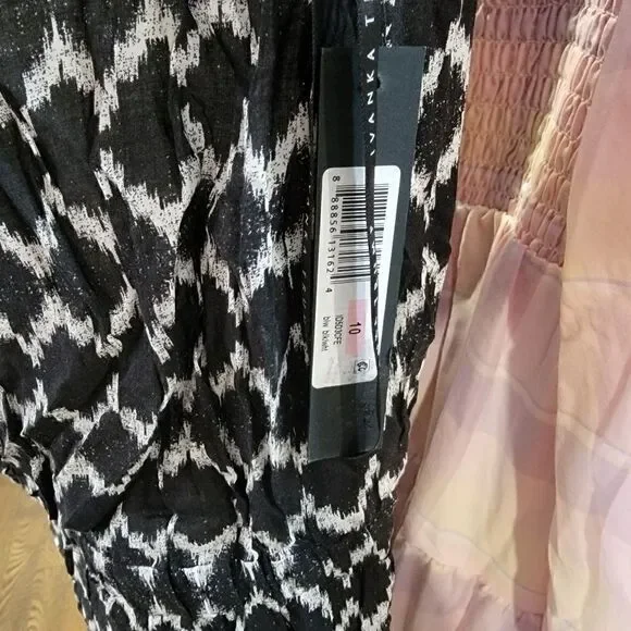 New Ivanka Trump Black/White Jumpsuit - Picture 5 of 5